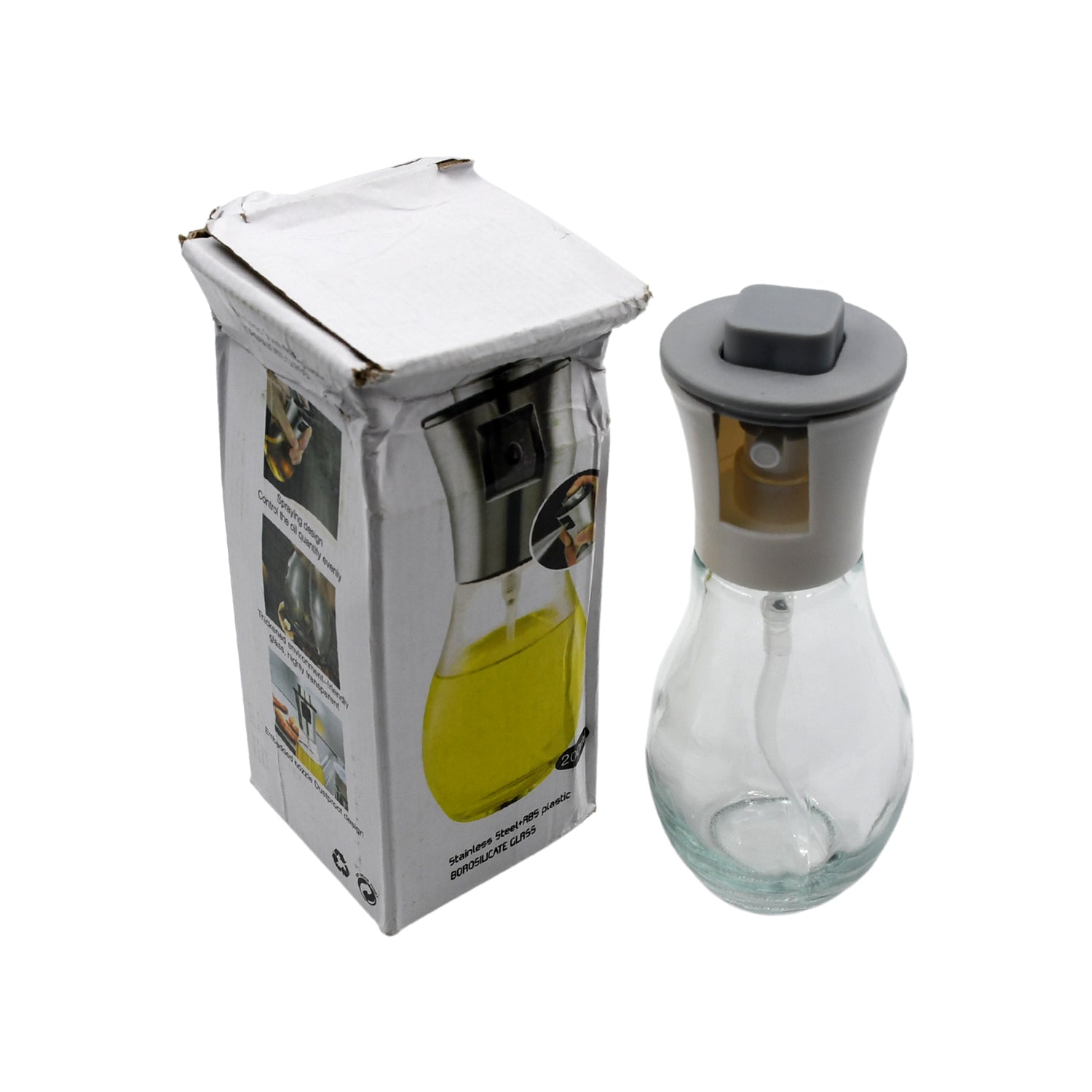 5340 Oil Dispenser Bottle, Oil and Vinegar Cruet, Oil Sprayer Dispenser, Olive Oil Dispenser 200 ml Mist Oil Spray Bottle for Cooking with Plastic 5340 Oil Dispenser Bottle, Oil and Vinegar Cruet, Oil Sprayer Dispenser, Olive Oil Dispenser 200 ml Mist Oil Spray Bottle for Cooking with Plastic